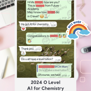 2024 O Level A1 for Chemistry