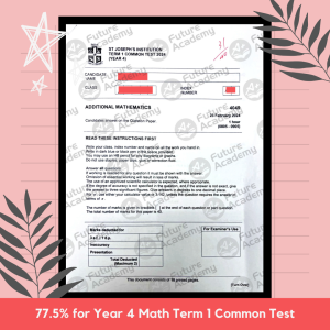 SJI Sec 4 Add Math Common Test 31 Marks