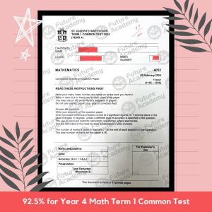 SJI Sec 4 Math Common Test 37 Marks