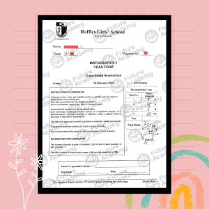 RGS Math Sec 4 Assessment 21 Marks