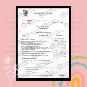 RGS Math Sec 4 Assessment 25 Marks