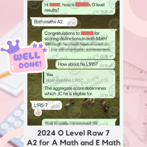 exam results (1080 x 1350 px) - 2024 O Level Raw 7 A2 for A Math and E Math