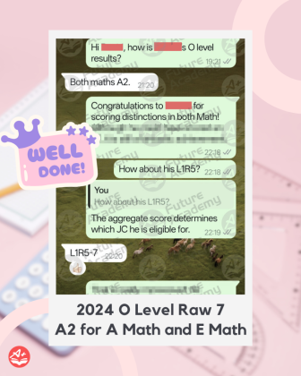 2024 O Level Raw 7 A2 for A Math and E Math