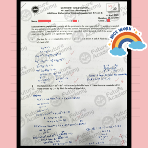 NEW exam results (1080 x 1350 px) - 24 Marks for MGS Sec 3 A Math WA 1