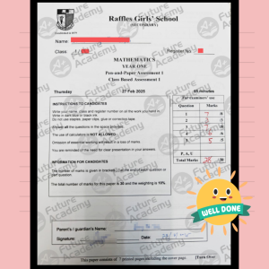 NEW exam results (1080 x 1350 px) - 28 Marks for RGS IP Sec 1 Math PPA 1