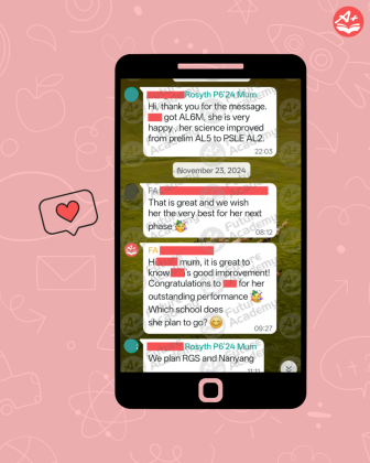 reviews screenshots (Instagram Post (4:5)) - psle 2024 rosyth pri science al5 to al2