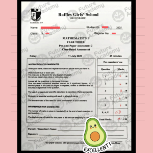 29 Marks for RGS IP Sec 3 Math PPA 2