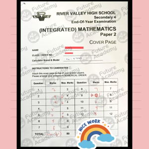 NEW exam results (1080 x 1350 px) - Unity Sec 4 A Math Prelim Paper 2 78 Marks