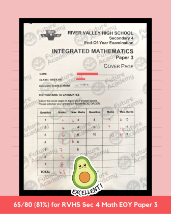 NEW exam results (1080 x 1350 px) - Unity Sec 4 A Math Prelim Paper 2 78 Marks (2)
