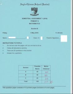 Future Academy sutdent got full marks in math