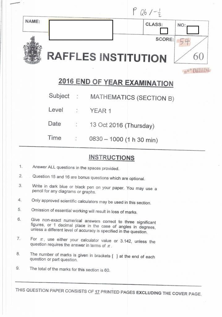 Student from Future Academy scored 90% in RI year end maths exam.