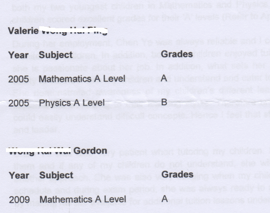 meeleng grades after tuition with future academy