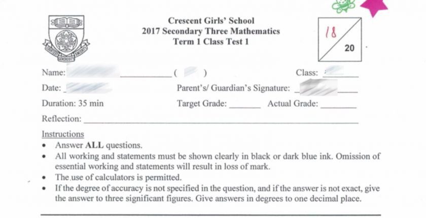 cgs math tuition good result