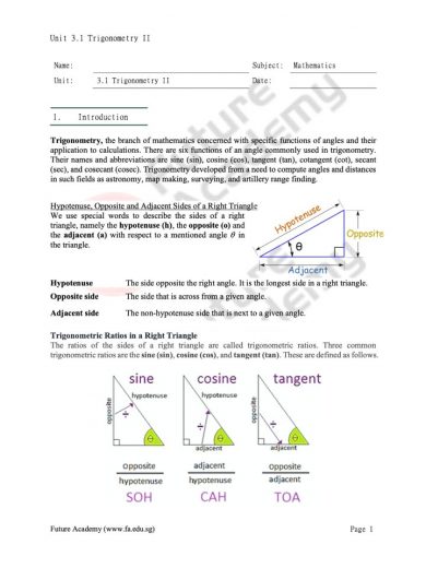 Explore Sample Lesson Materials: IP & Secondary Math Notes