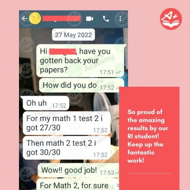 ri good math results whatsapp