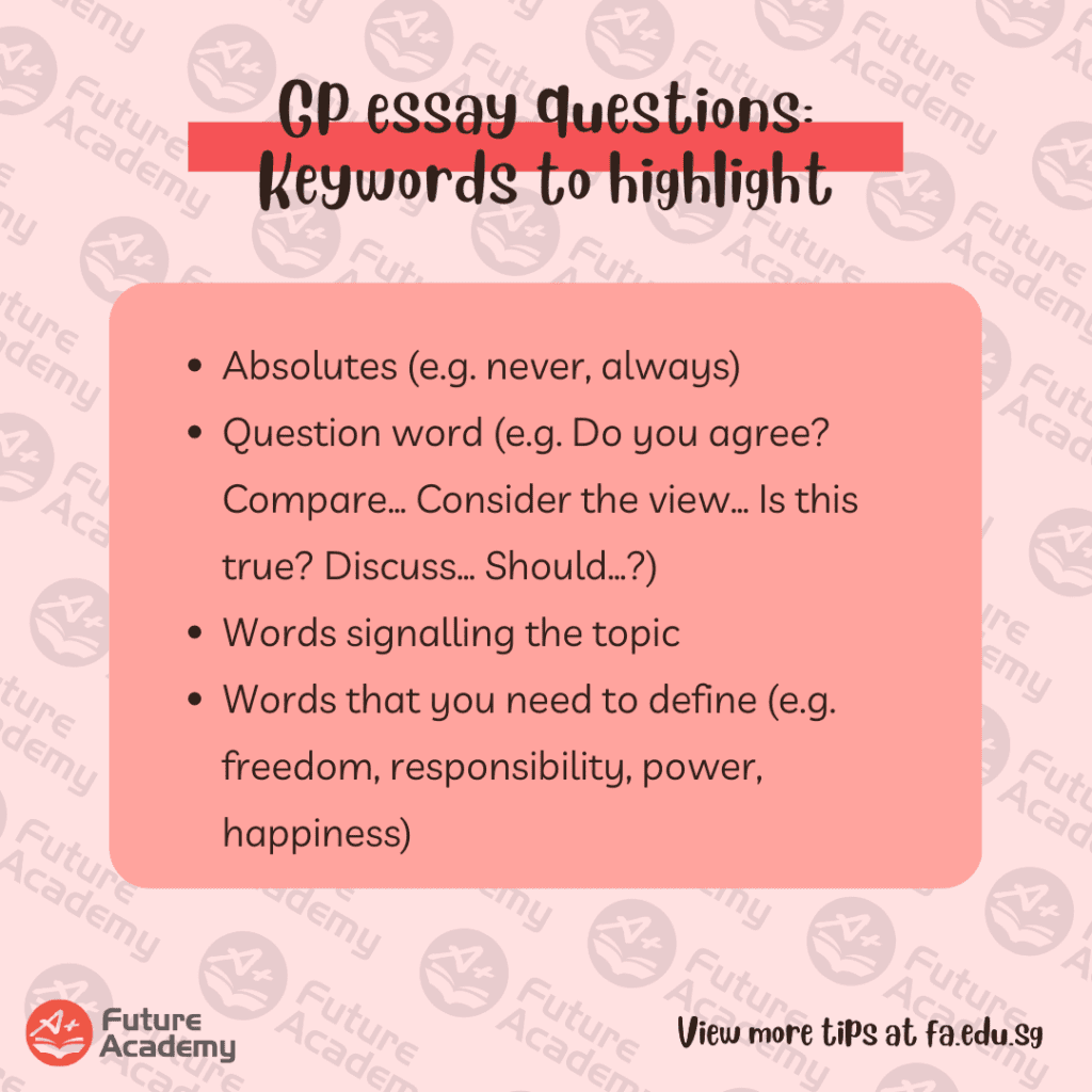 How To Study For GP Essay Writing And Ace The A Levels 4