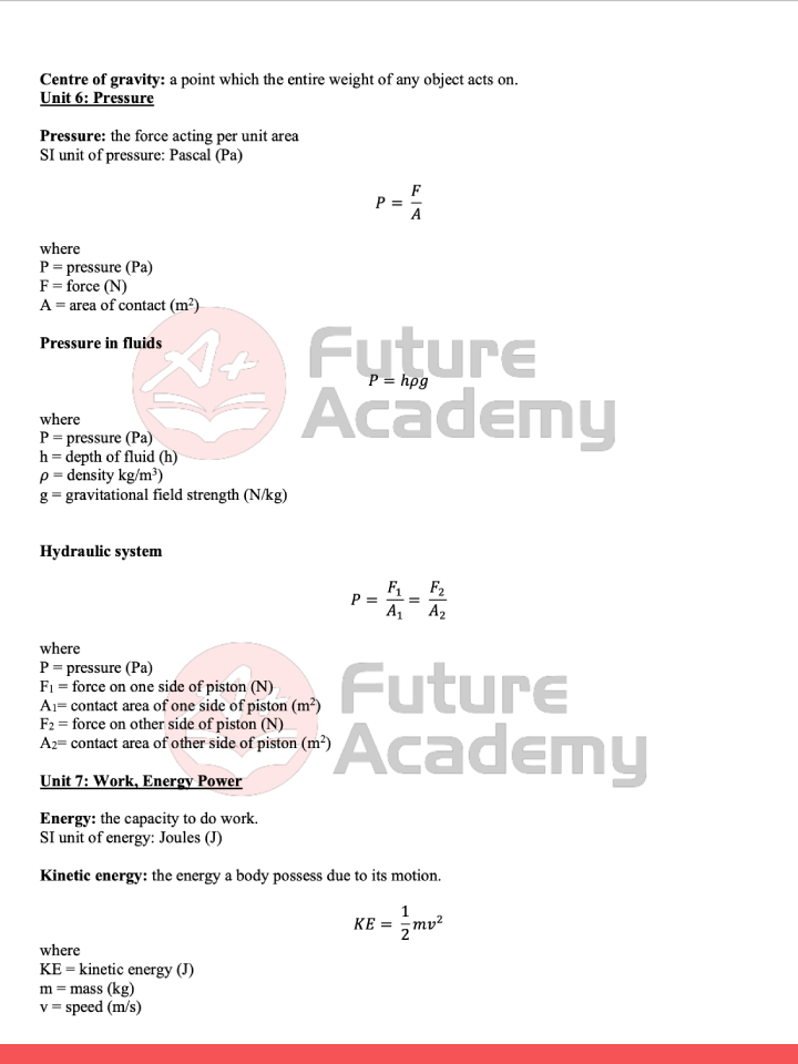 Tips for Memorising O Level / A Level Physics Formulae Easily 6